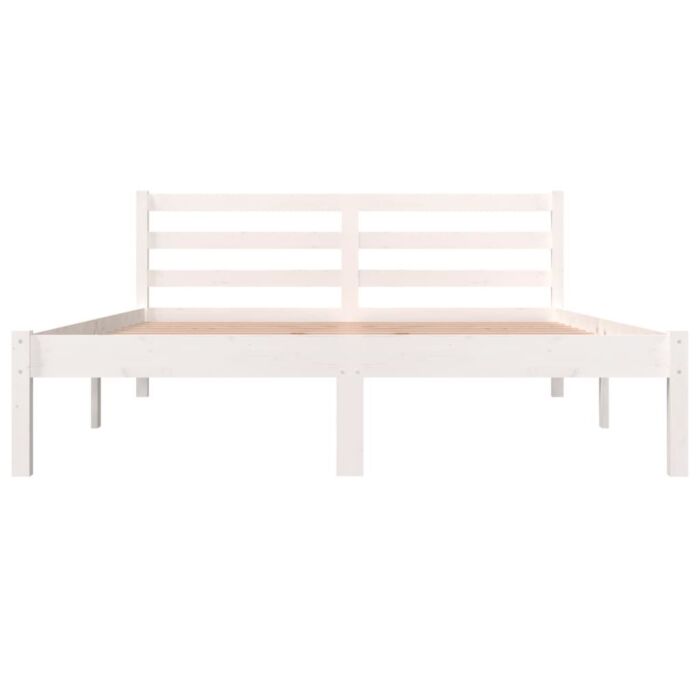 Vidaxl Bed Frame Without Mattress 120x190cm White Small Double