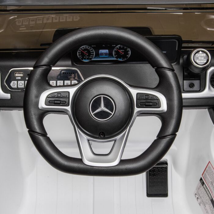 Homcom Compatible 12v Battery-powered Kids Electric Ride On Car Mercedes Benz G500 Toy With Parental Remote Control Music Lights