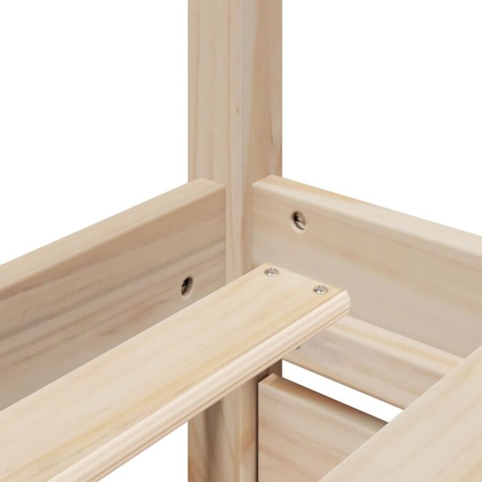 Vidaxl Bed With Drawers And Mattress 90x190 Cm Single Solid Wood Pine