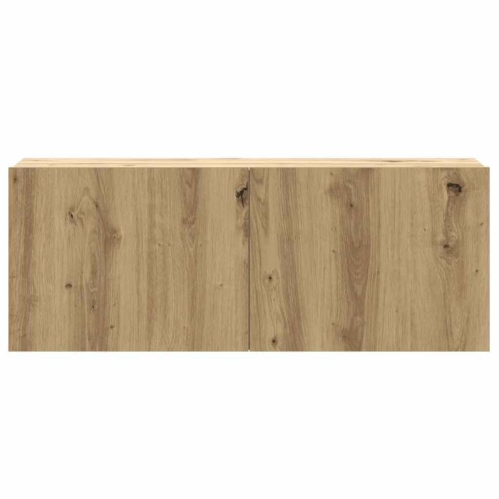 Vidaxl 8 Piece Tv Cabinet Set Wall-mounted Artisan Oak Engineered Wood