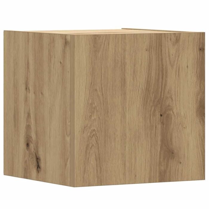 Vidaxl 8 Piece Tv Cabinet Set Wall-mounted Artisan Oak Engineered Wood