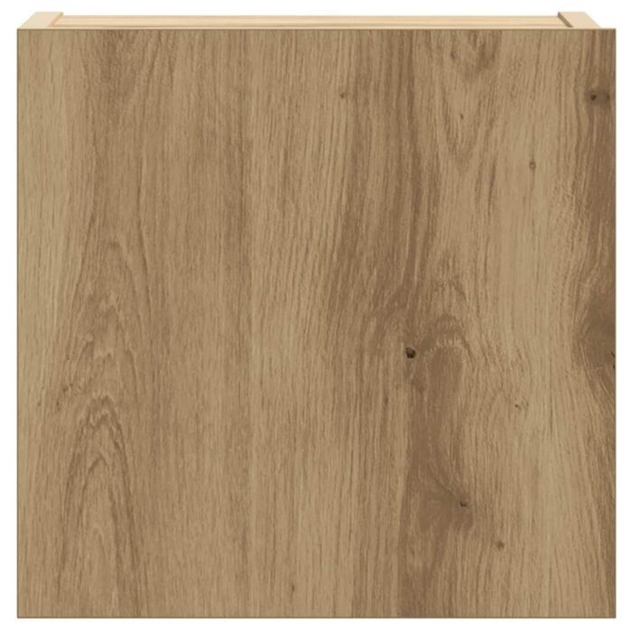 Vidaxl 8 Piece Tv Cabinet Set Wall-mounted Artisan Oak Engineered Wood
