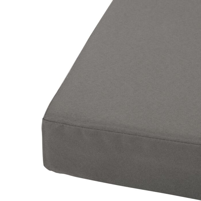 Outsunny Pads For Outdoor Furniture, 7 Piece Garden Furniture Cushions, Patio Conversation Set Cushions, Lightweight, Grey