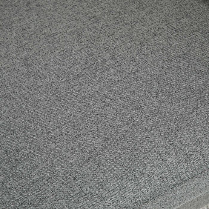 Homcom Compact Loveseat Sofa, Modern 2 Seater Sofa For Living Room With Wood Legs And Armrests, Grey