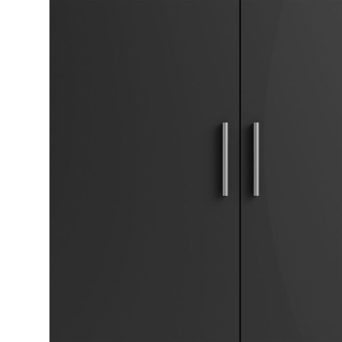 Pepe Wardrobe With 2 Doors In Black