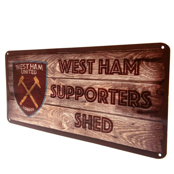 West Ham United Fc Shed Sign