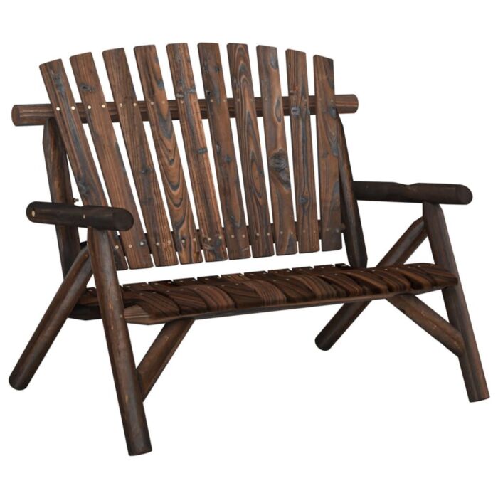 Vidaxl 3 Piece Garden Lounge Set Solid Wood Spruce