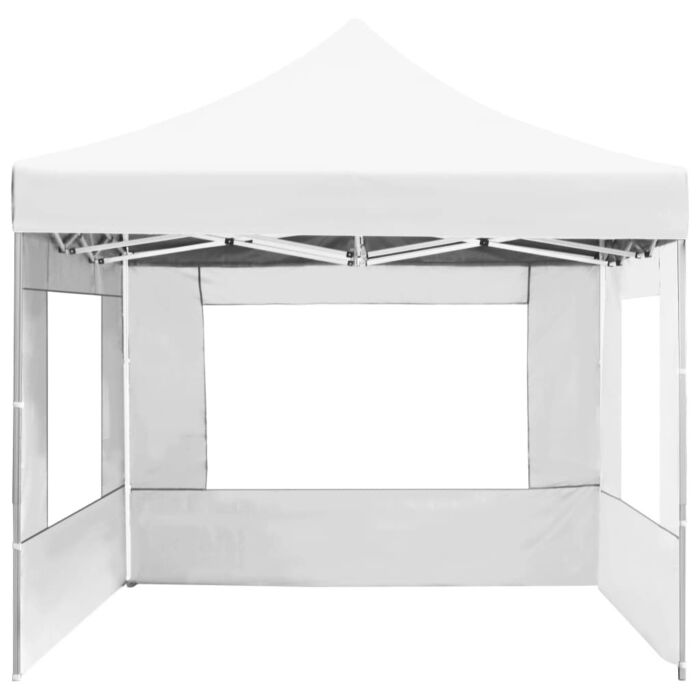 Vidaxl Professional Folding Party Tent With Walls Aluminium 4.5x3 M White