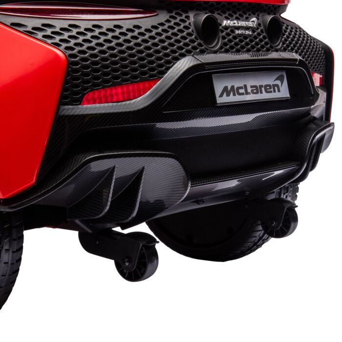 Homcom Mclaren Licensed Kids Electric Ride On Car With Butterfly Doors, 12v Powered Electric Car With Remote Control, Horn, Headlights, Mp3
