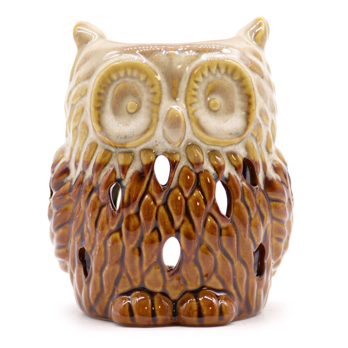 Classic Rustic Oil Burner - Owl - Assorted