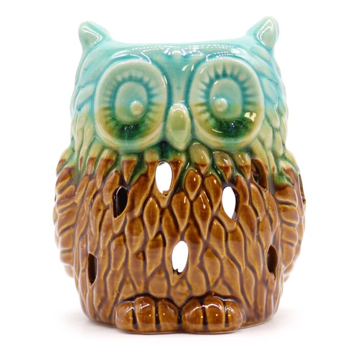 Classic Rustic Oil Burner - Owl - Assorted