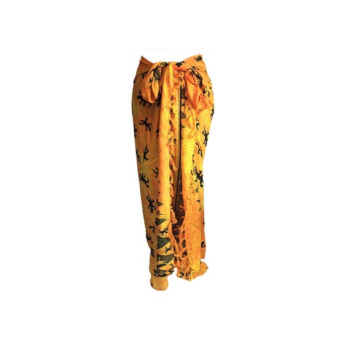 Bali Gecko Sarongs - Yellow