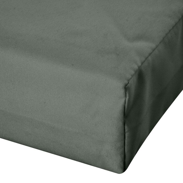 Outsunny Rattan Garden Wicker Patio Furniture Cushion Cover Sofa Cover Replacement - Cover Only, Grey