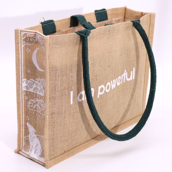 Hop Hare Jute Big Bag - I Am Powerful