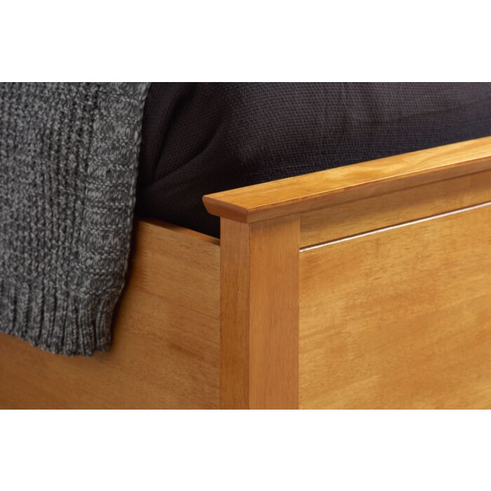Phoenix Double Ottoman Bed Oak