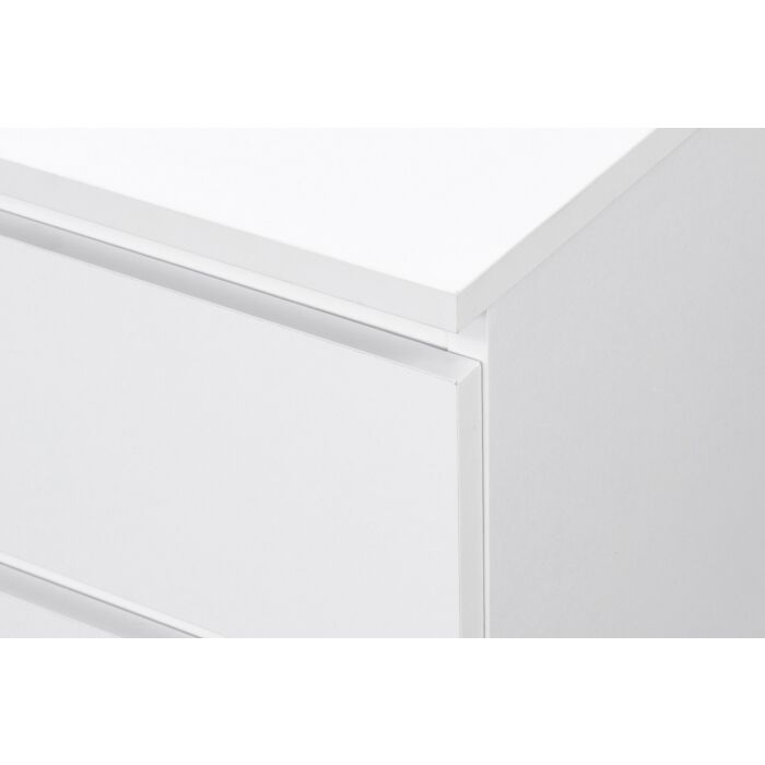 Oslo 4 Drawer Chest White