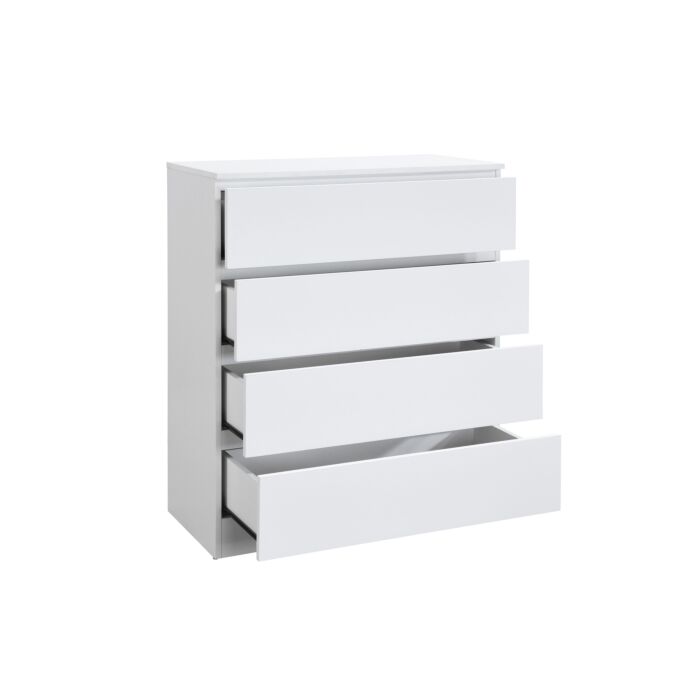 Oslo 4 Drawer Chest White