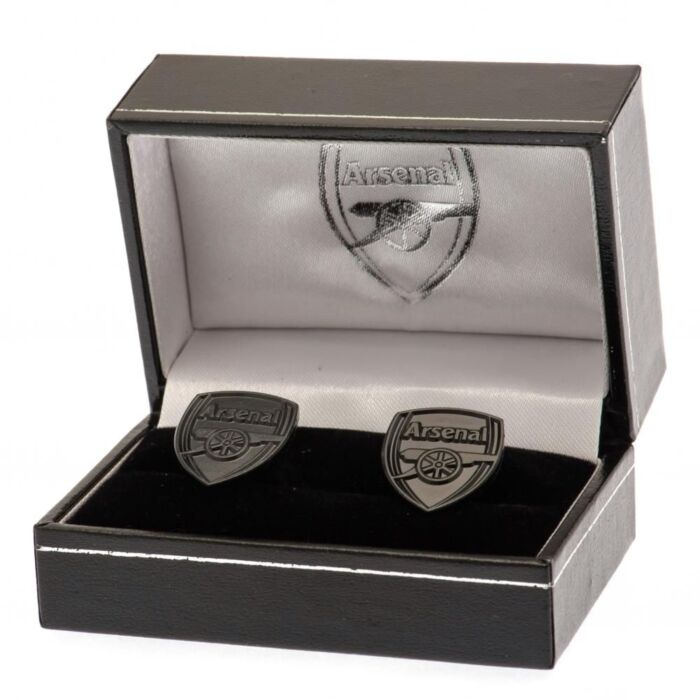 Arsenal Fc Black Ip Cufflinks