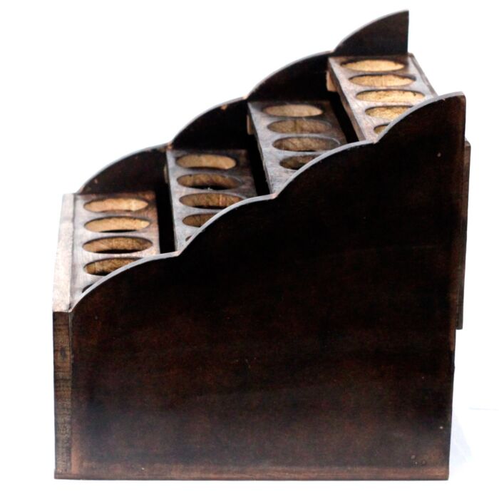 P&m Incense Mango Wood Display Stand