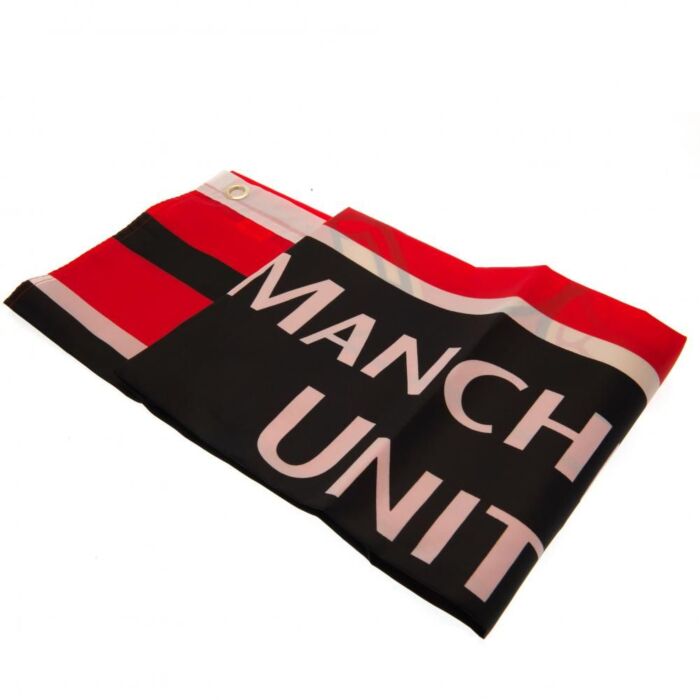 Manchester United Fc Wordmark Flag
