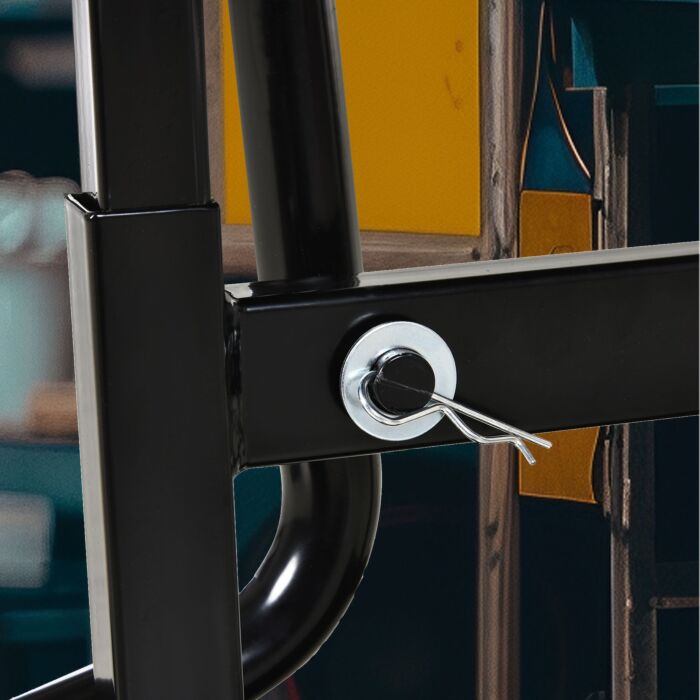 Durhand Steel Motorbike Jack Lift, 27.5 / 39.5 Hcm - Black