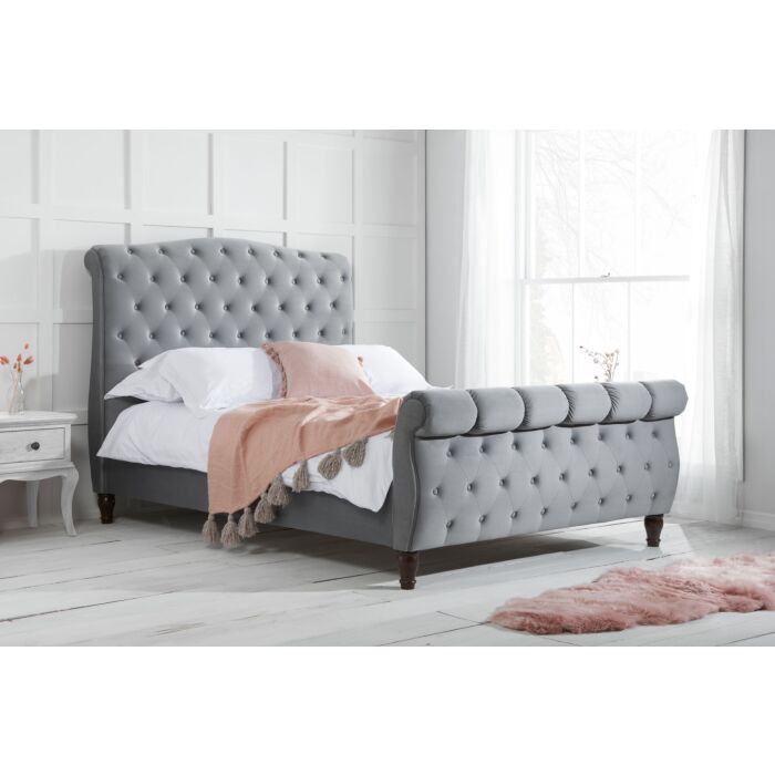 Colorado King Bed Grey