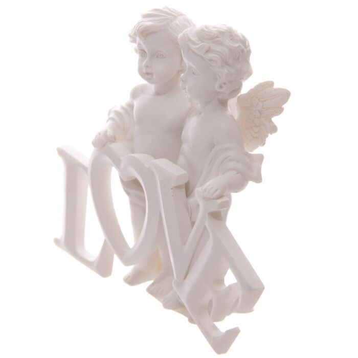 Cute Love Letters Cherub Couple