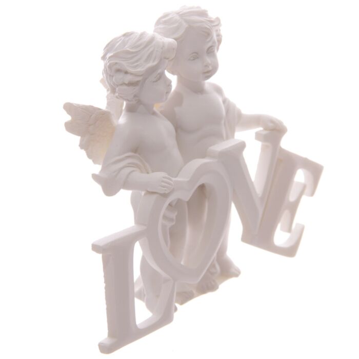 Cute Love Letters Cherub Couple