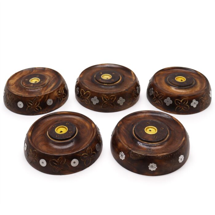 Cone & Stick Burner- Assorted Design - Mango Wood