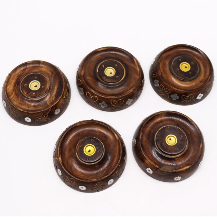 Cone & Stick Burner- Assorted Design - Mango Wood