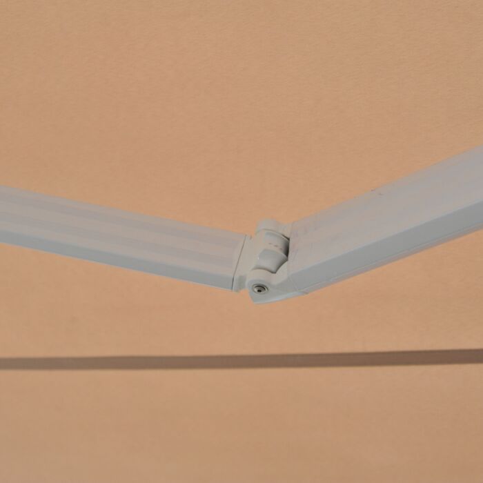 Outsunny 3.5lx2.5m Retractable Awning-cream White