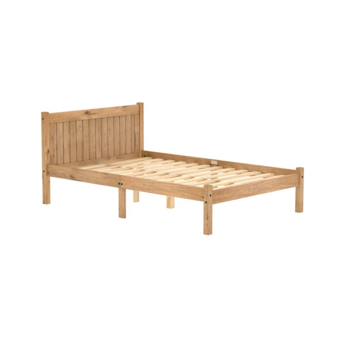 Rio Small Double Bed Pine