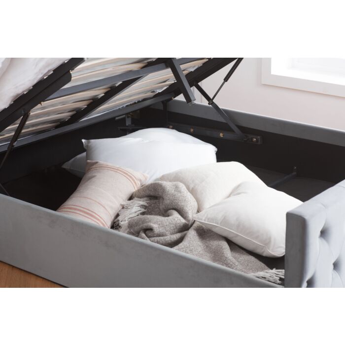 Marquis King Ottoman Bed Grey