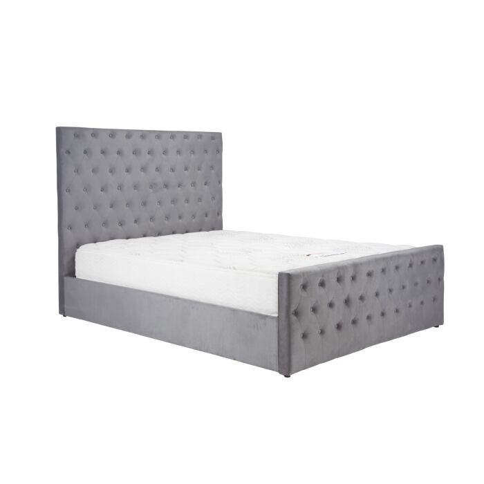 Marquis King Ottoman Bed Grey