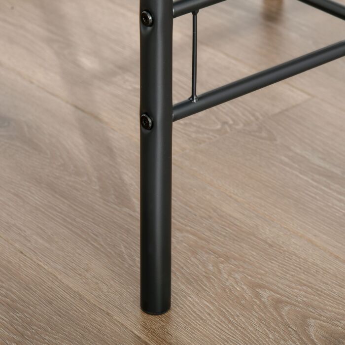 Homcom Mdf 2 Person Dining Table Set 2-seater Bar Stool And Table Set