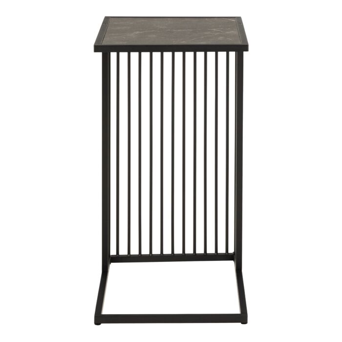 Strington Tall Side Table In Black