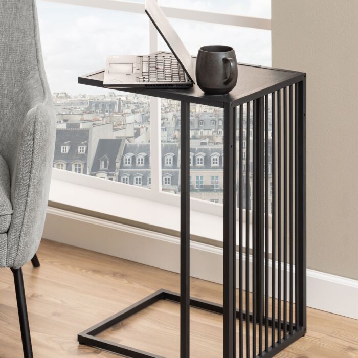 Strington Tall Side Table In Black