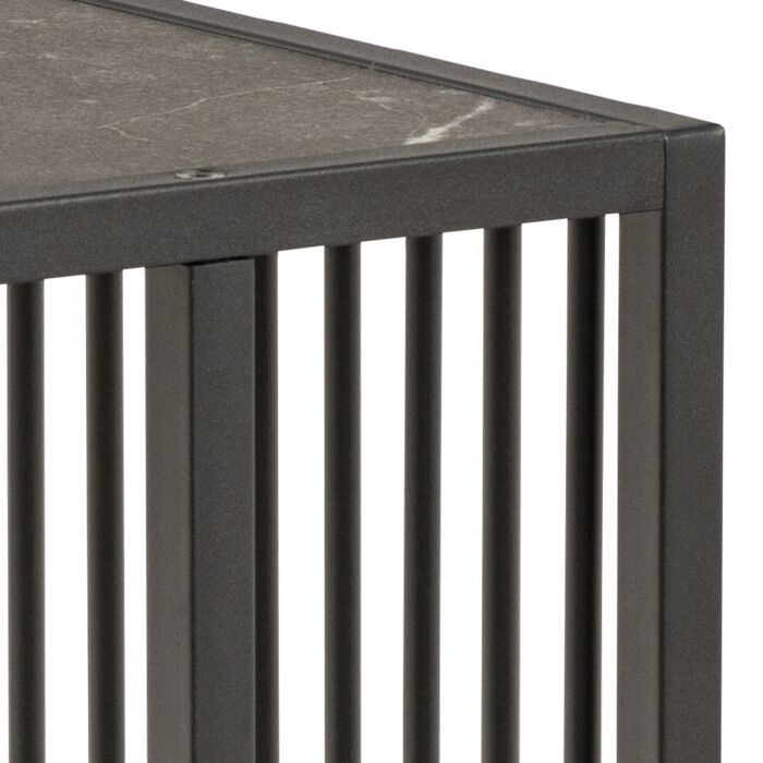 Strington Tall Side Table In Black
