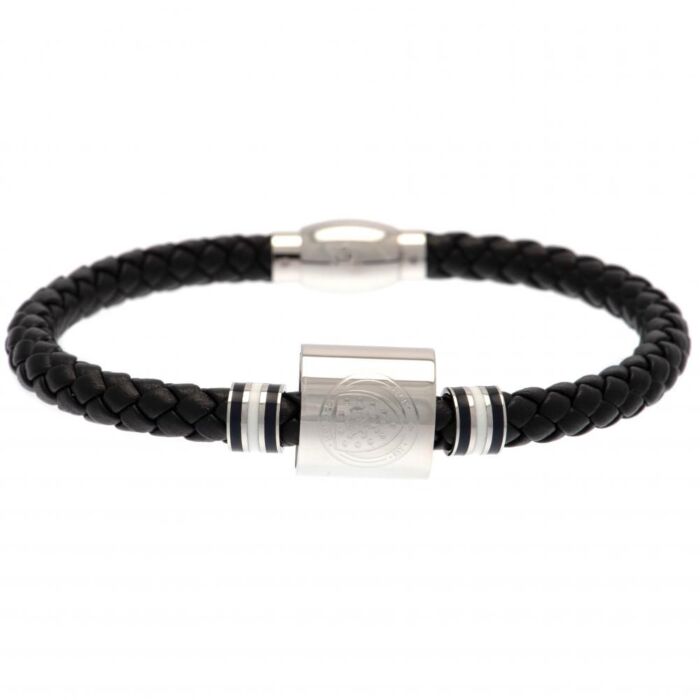 Scottish Fa Colour Ring Leather Bracelet