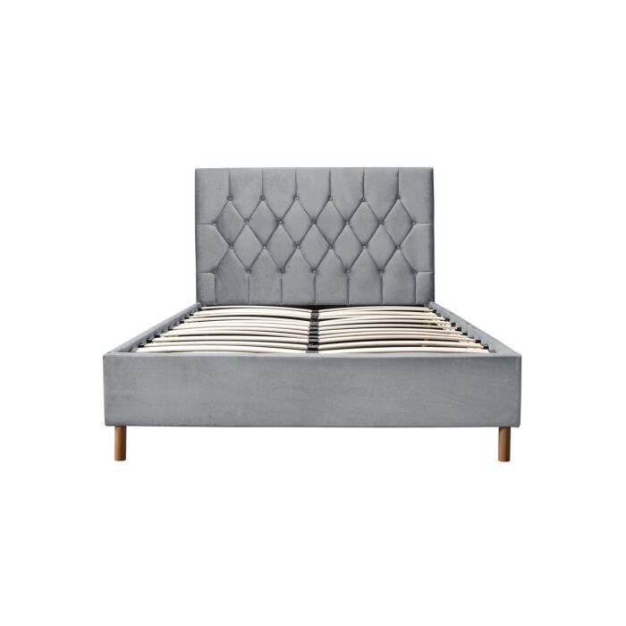 Loxley King Ottoman Bed Grey