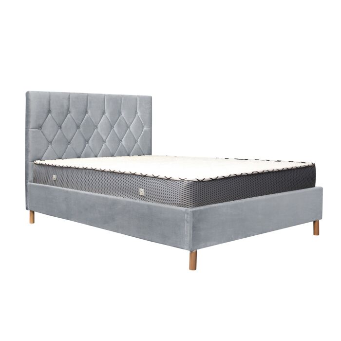 Loxley King Ottoman Bed Grey