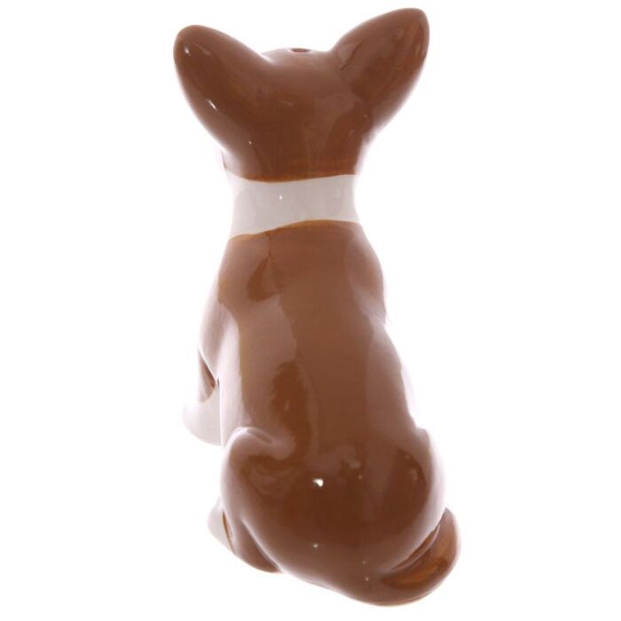 Novelty Collectable Queen And Corgi Ceramic Salt And Pepper Set