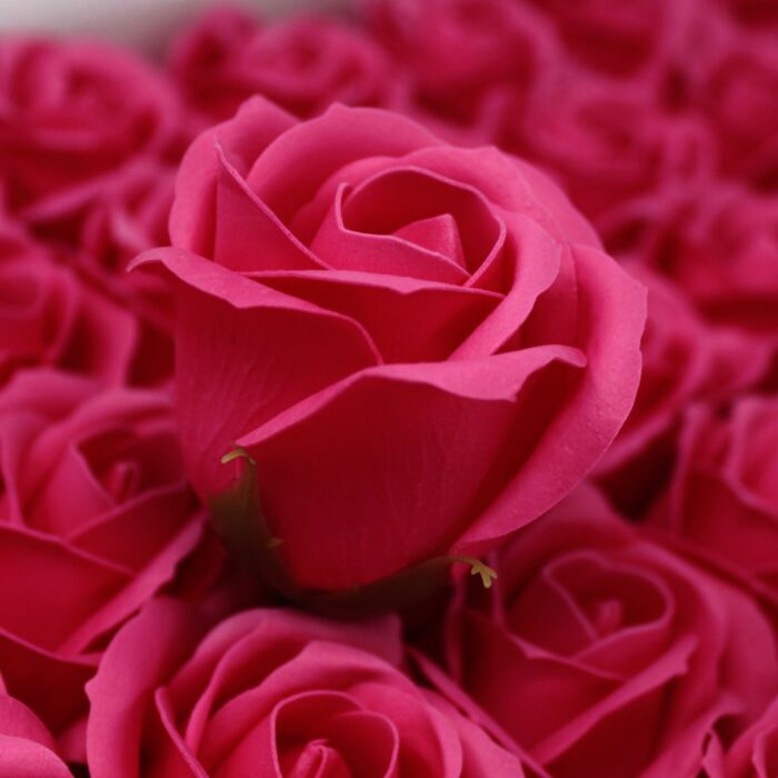 Craft Soap Flowers - Med Rose - Rose - Pack Of 10