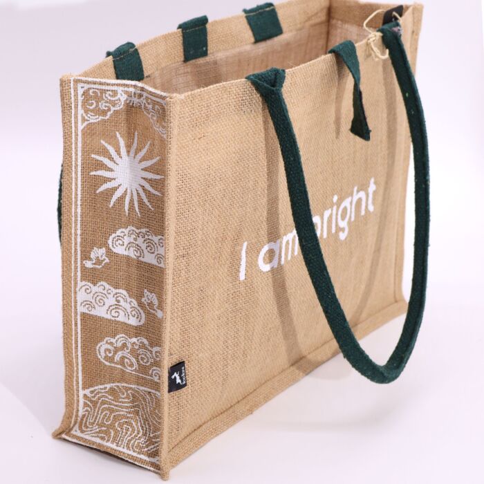 Hop Hare Jute Big Bag - I Am Bright