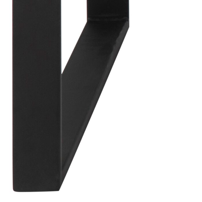 Katrine Ceramic Coffee Table Set In Black