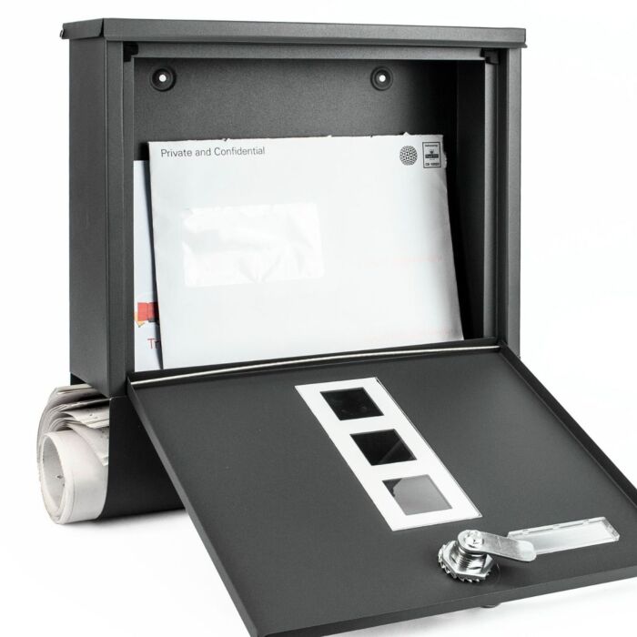 Wall-mounted Mailbox - Dark Grey