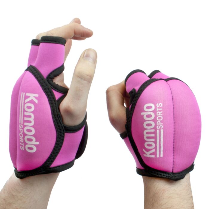 Pink 2kg (2 X 1kg) Weighted Gloves