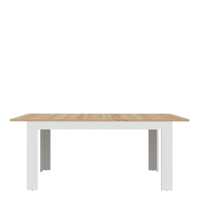 Bohol Extending Dining Table In Riviera Oak/white
