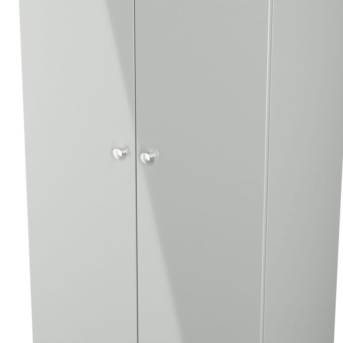 Yarmouth Tall Plain Wardrobe In Uniform Grey & Dusk Grey