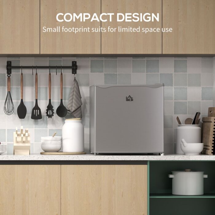 Homcom 35l Mini Freezer, -24℃ To -14℃ Temperature - Grey